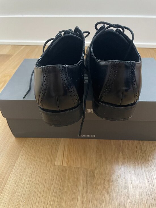 Stacey Adams Mens Cap Toe Oxford Dress Shoes Black 7.5M main image 4